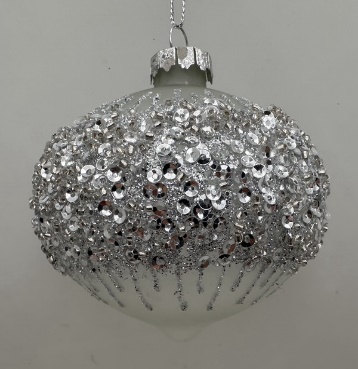 Glass Christmas decoration Onion shape